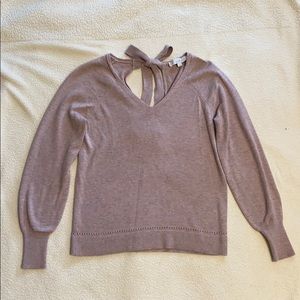 LOFT Bow Back Sweater